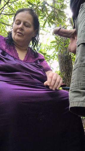 Tearing up Granny&#039;s Mouth Pussy N Ass Step Grandson Wears Her Out