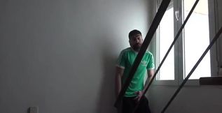 The sexy twink James Silver fucked in jockstrap by Albert Crush