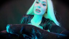 Gloved Hands Over Mouth Breath Play JOI Challenge: Fatal End