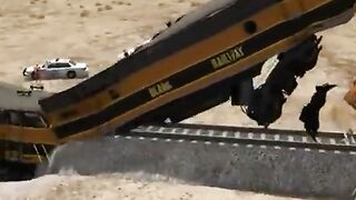 Train vs Monstrous Pit