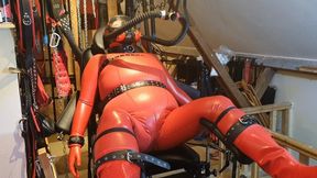 Bank Holiday Red Rubber Bondage