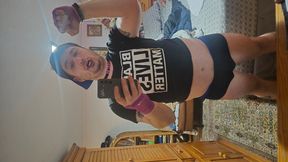 Black lives matter yall power to the people while shaking my ass