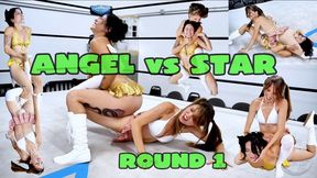 Angel vs Star – Fantasy Wrestling Ring Fight - Round 1 - 4K