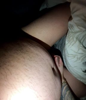 Wife surprises husband by handjob