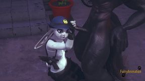 Judy Hopps Furry Hentai Handjob & POV Blowjob Creampie Adventure