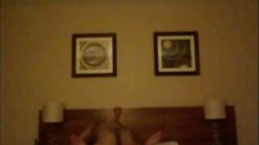 Kinky brunette MILF taped a nice vid of riding a strong big cock