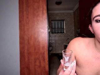 Tiny tits bitch being a practical teacher, step by step edging JOI and CEI