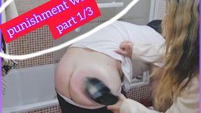 1 of 3 Husband punished with slipper for not picking up towel