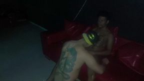 transando com o kadu e o junior no cine hot.