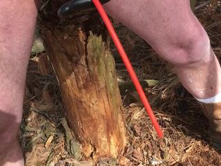 Outdoor neon catheter insertion