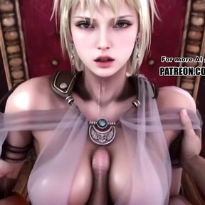 Soulcalibur Sophitia Alexandra cosplay  Uncensored Hentai AI generated