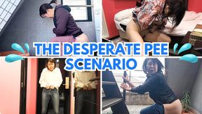 Japanese MILF's Desperate Pee Scenario