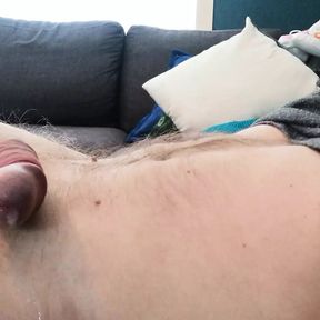 Cumming with anal toy