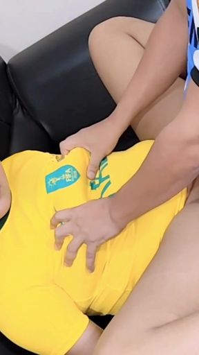 Step brother fucking his beautiful step sister while betting on a football game.(Full Bangla  Audio)   Clip 2