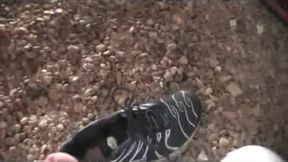 Sally boy masturbation in sneaker