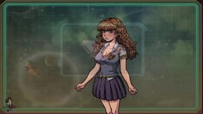 Redheaded Anime Alien With Big Boobs Seduces Robot In Akaburs Hentai Game