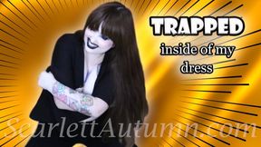 Struggling to get out of my dress - WMV HD 1080p