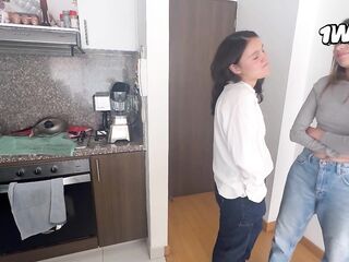 My neighbor's apartment leaked water and she came out soaked.