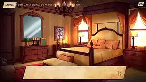 Adorable Monster Girl Tempts Lonely Traveler in Steamy Hentai Mansion Encounter