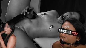 Bdsm fucking and cum on face - Masterpov - Sloan