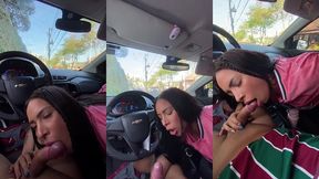 putinha nao aguentou de tesao e mamou o uber a luz do dia antes de ir pro jogo