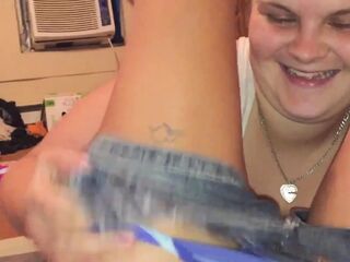 Lewd Mamma sucking hard schlong & swallowing each drop of cum