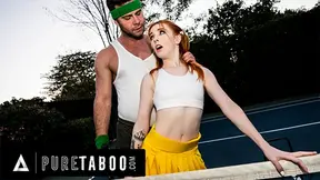 Sexy Vid Tiny Redhead Teen Madi Collins Begs Her Hot Tennis Coach To Dominate Her Petite Pussy