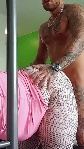 Epic moment from "German Fat Ass BBW Teen at Real Amateur Sex by Small Guy"