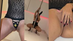 ari wings no pole dance sendo dedada pelo amigo do marido!