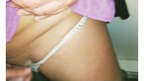 Latina MILF cheats on hubby with coworker in office break room