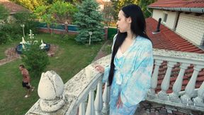 My Gardener Helped Me With His Huge Dick. 4K HD Tim Team