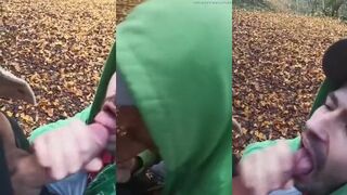 Amateur straight dude and pals share wild woods sexcapade, with cum-swallowing and cum-eating galore!