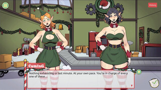 Claus' Secret Surprise XMAS HENTAI Game Ep.2 christmas factory making SEXTOY now !
