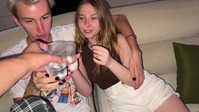 At the party, my boyfriend and I tried our friend&#039;s