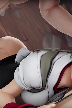 Madruga3d Intense Double Penetration: Hot Curvy Latina with Big Juicy Ass Fucked Hard Doggy Style by Massive Black Cock