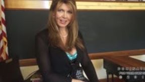 Classroom Pantyhose Tease - WMV