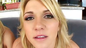 Lacie Heart and Dana Duval Split One Cock