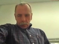 Old guy masturating