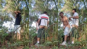 gozei dentro do boy na trilha