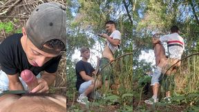 gozei dentro do boy na trilha