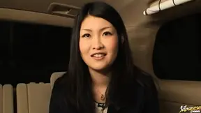 Seductive Japanese Angel Delivers Steamy POV Blowjob During Luxurious Limo Ride