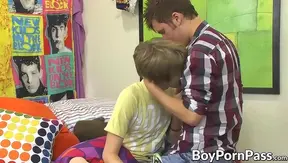 Kain Lanning Teases with Lollipop Before Deep Anal Session with Twink 18+