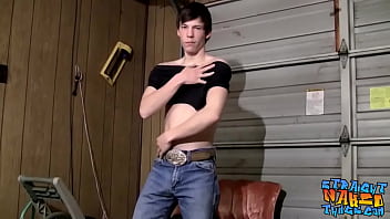 Young straight thug Cooper Reeves masturbates solo and cums