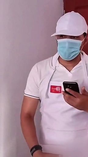Handsome Employee Fucking Femboy Pantyhouse Lingerie Sexy T1
