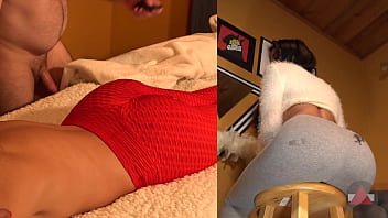 Clothed Assjob And Cumshot