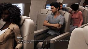 Me and a sexy girl on a plane-Ep1