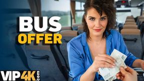 VIP4K  Pretty big titted lady is fucking in the bus