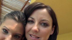 Horny MILFs Eva and Maria Pound Thick Toys