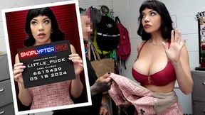 Horny Milf Busted Stealing, Getting Fucked By Security Guard