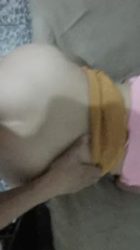 Fucked with a BIG ASS NEIGHBOR while HER HUSBAND IS NOT